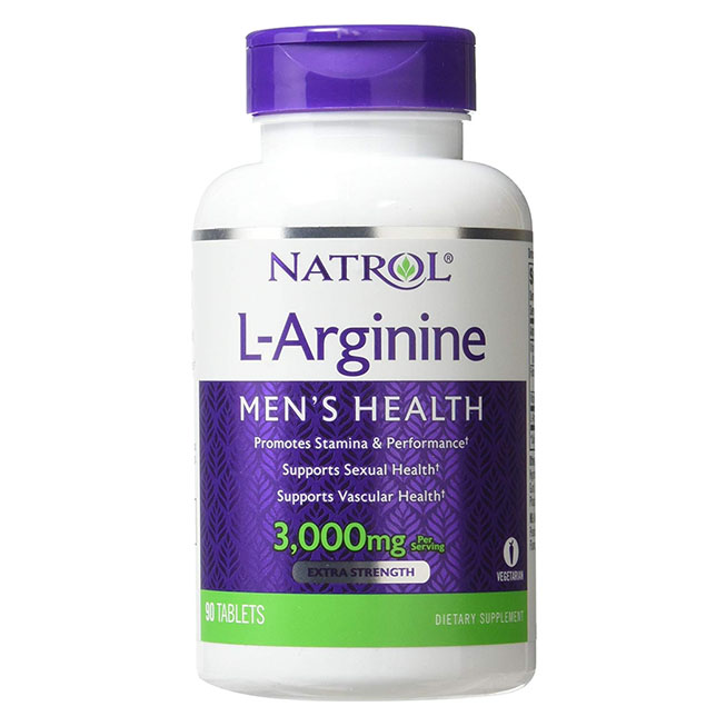 L - Arginine 3.000 mg Natrol chữa rối loạn cương dương